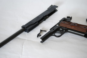 Low Mill 1911 Long Barrelled Pistol