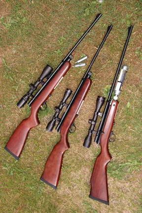 SMK’s CO2 powered rifles - the QB78 Deluxe, XS78 and XS79