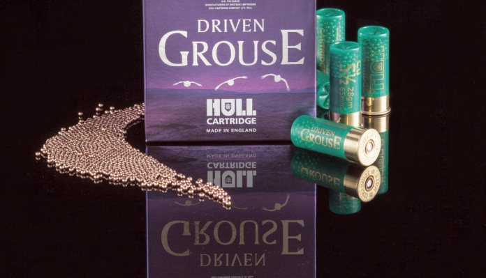 Hull cartridge driven grouse cartridges