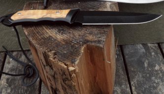 Miguel Nieto Olive Wood Fixed Blade Knife
