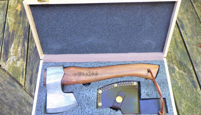 Njord Damascus Small Camp Axe