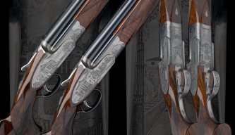 Holt Auctioneers: A fine pair Ivo Fabbri Torcoli-engraved  pinless sidelock ejector pigeon guns