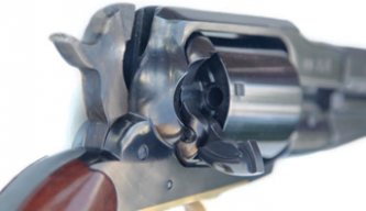 Anvil converted Uberti Remington 1858 revolver