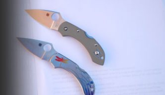 Spyderco Dragonfly G10 and Tattoo