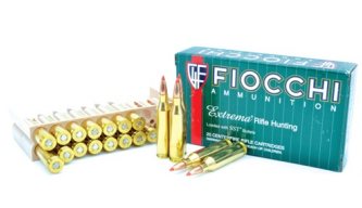 AMMO TEST Fiocchi 243 win