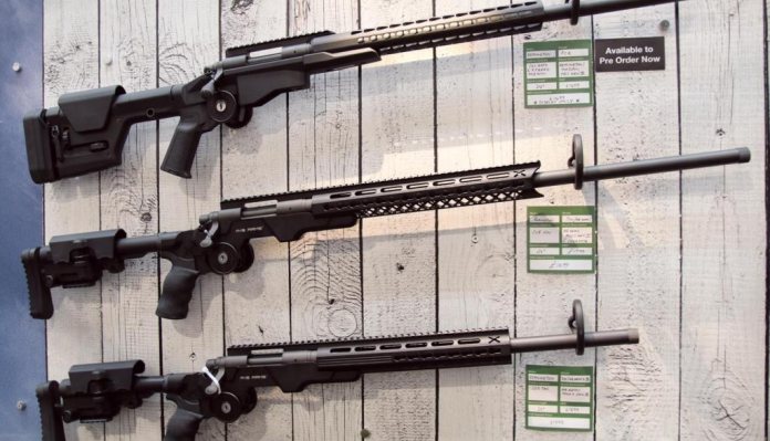 Firearms at the British shooting Show 2018