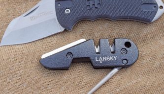 Lansky World Legal folding knife and Blademedic sharpener