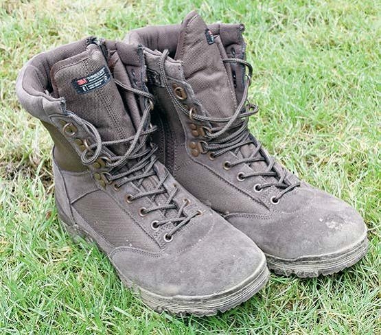 Mil Tec Tactical sidezip Boots, Walking & Stalking Boots