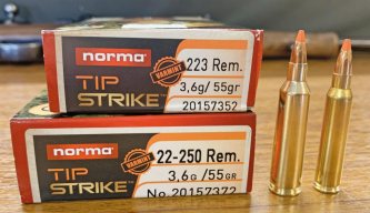 Norma Tip Strike 223 & 22-250 Remington
