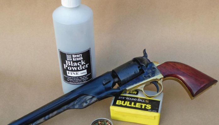 At Auction: Pietta Black Powder Revolver & Accessories
