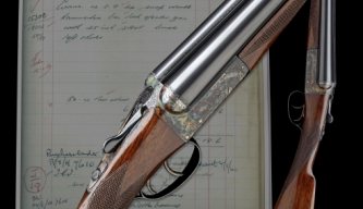 Lot 1717: A 12-bore William Evans shotgun ordered  by esteemed English actor Sir Alec Guinness CH CB