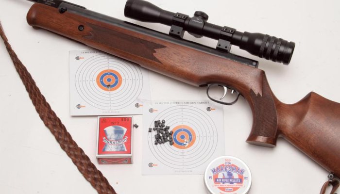 500 x .22 POINTED AIR GUN RIFLE PELLETS SHOOTING HUNTING TARGETS FROM MARKSMAN 