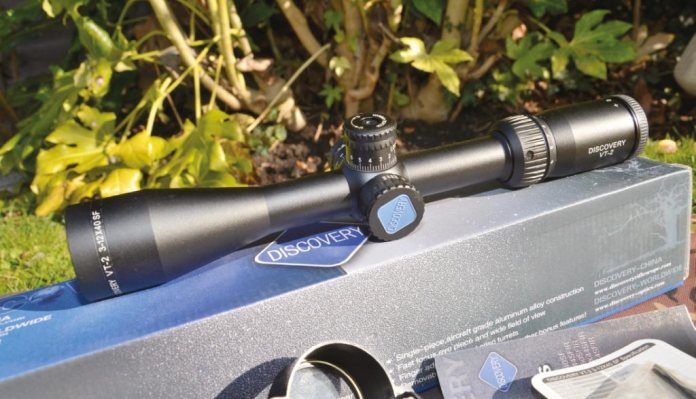 DISCOVERY VT-2 3-12X40SF Shock Proof Zero Lock Optics Hunting Rifle Scope Sight 