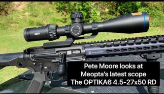 Meopta OPTIKA 6 4.5-27x50 RD second focal plane telescopic sight review