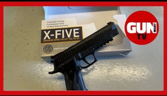 GUN TEST SIG X-FIVE CO2 repeating pistol