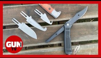 Bonus Videos: Gerber Exchange-A-Blade & SOG Revolver hunting knives