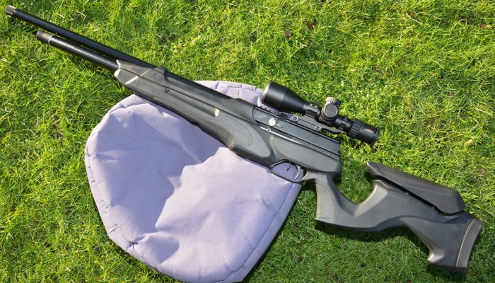 thumbnail image 2 of Crosman Prospect PCP Air Rifle - .22 Caliber Hunting Rifle With Suppressor 2 of 12