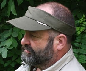 White Rock Visor, Desert Cap and Tie with Hydrocool - image {image:count}