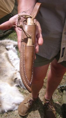 Bison Bushcraft Double Hunting Knife Set - image {image:count}