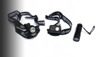 Web-tex head and hand torches