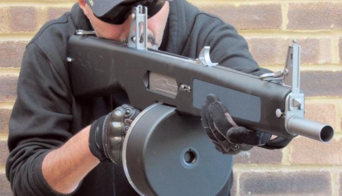 Aa 12 Airsoft Automatic Electric Shotgun Bb Gun Reviews Gun Mart