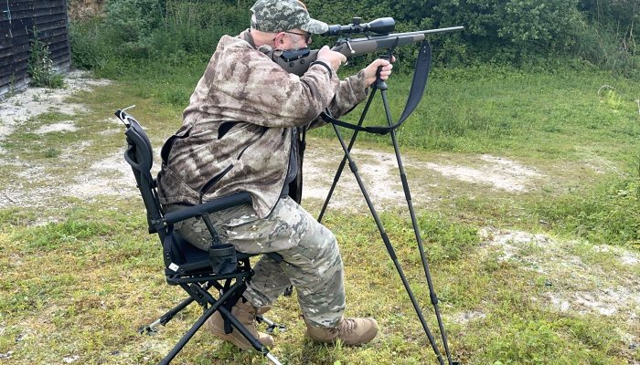 Black Sierra Nitro Pro XL 360º Silent Swivel Hunting Chair - image {image:count}