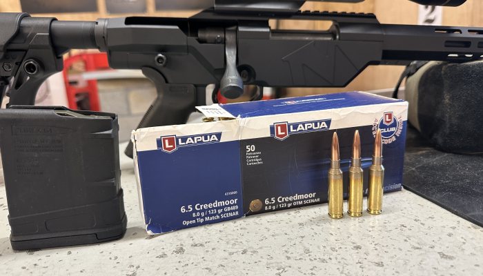 Lapua 6.5 Creedmoor 123-grain Match Ammo - image {image:count}