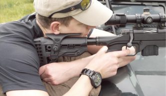 FAB Defence AR GL-Shock Stock and Monopod