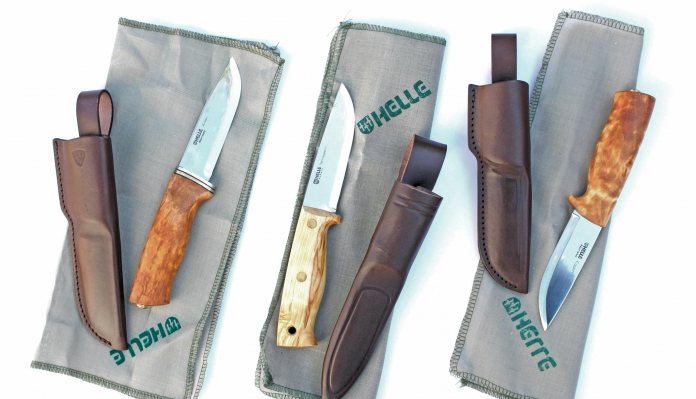 Helle Alden, Temagami and Eggen knives