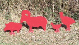 NRA Hardox 500 targets