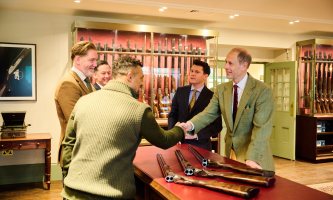 Duke and Duchess of Edinburgh Reopen Purdey Shooting School