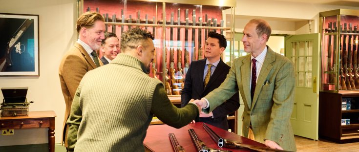 Duke and Duchess of Edinburgh Reopen Purdey Shooting School