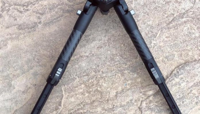 Tier One 180mm Tilt Carbon Tactical Bipod