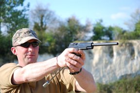 Low Mill 1911 Long Barrelled Pistol