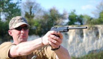 Low Mill 1911 Long Barrelled Pistol