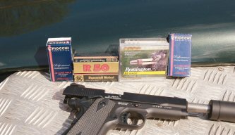 GSG 1911 long barrelled pistol