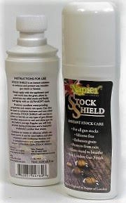 New from Napier of London, the long awaited STOCK SHIELD is now available from all good gun shops