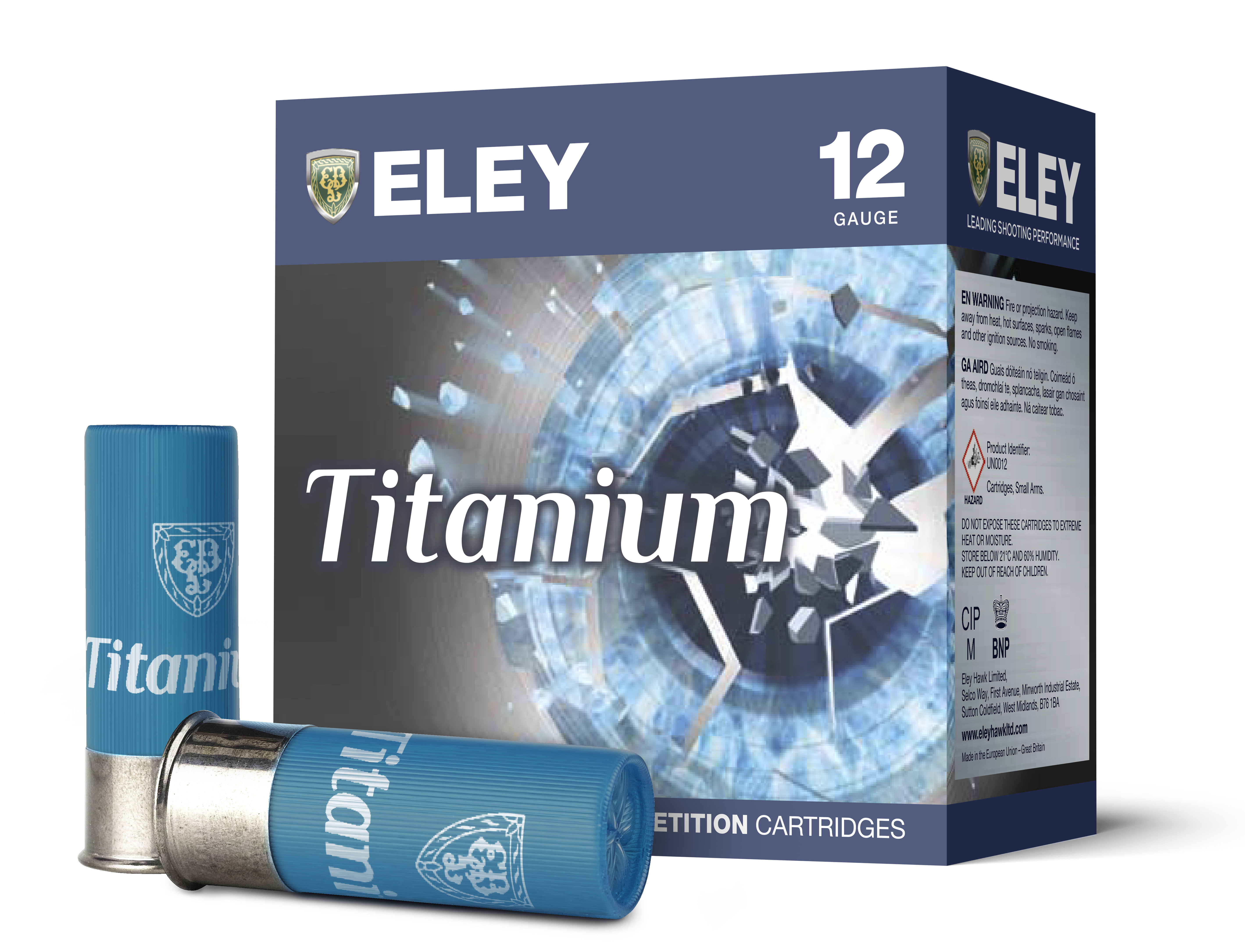 ELEY HAWK LAUNCH TITANIUM STRIKE AND TITANIUM CLAY CARTRIDGES