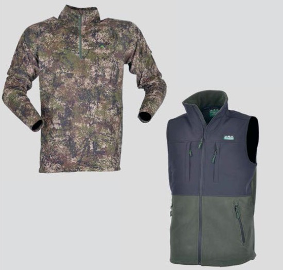 Ridgeline Microlite Quarter Zip Top and Hybrid Fleece Vest