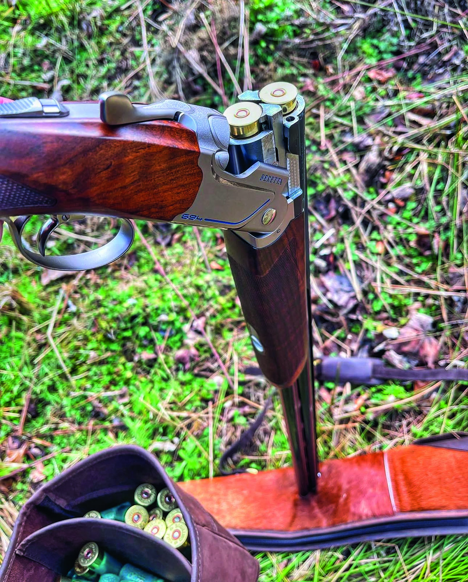 Beretta 694 Sporting Shotgun breach open