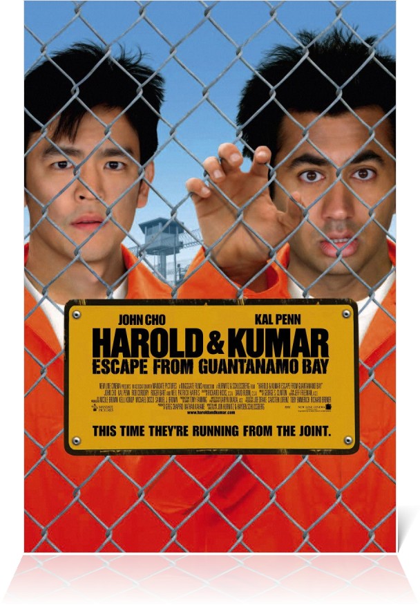 4. Harold and Kumar Escape from Guantanamo Bay – Spot the inner barrel of the Sig P226 