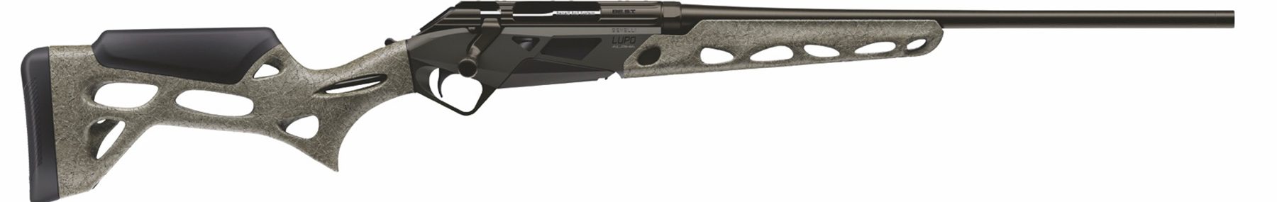 Benelli Lupo Alpha bolt-action rifle with skeletonised technopolymer stock