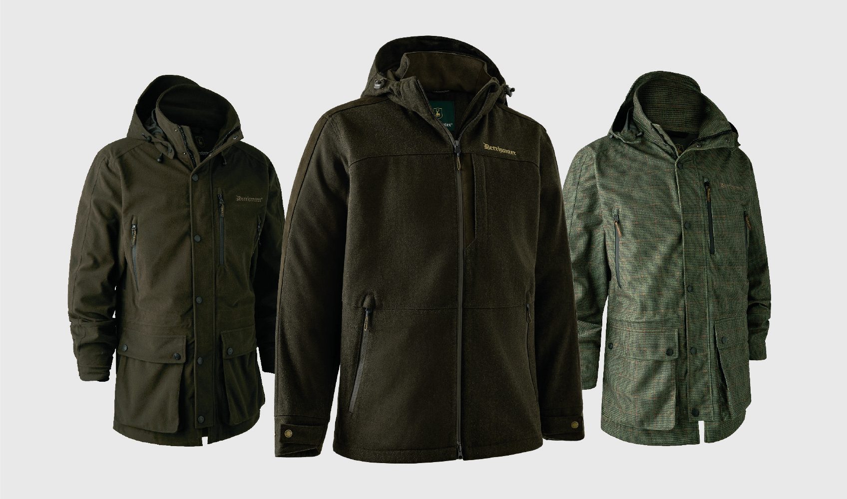 Deerhunter Pro Gamekeeper and Eagle shooting jackets
