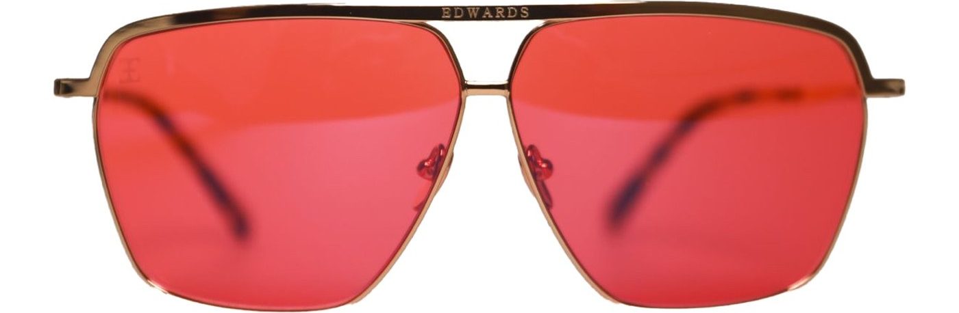 Edwards Eyewear Hiroki II shooting glasses with titanium aviator frame