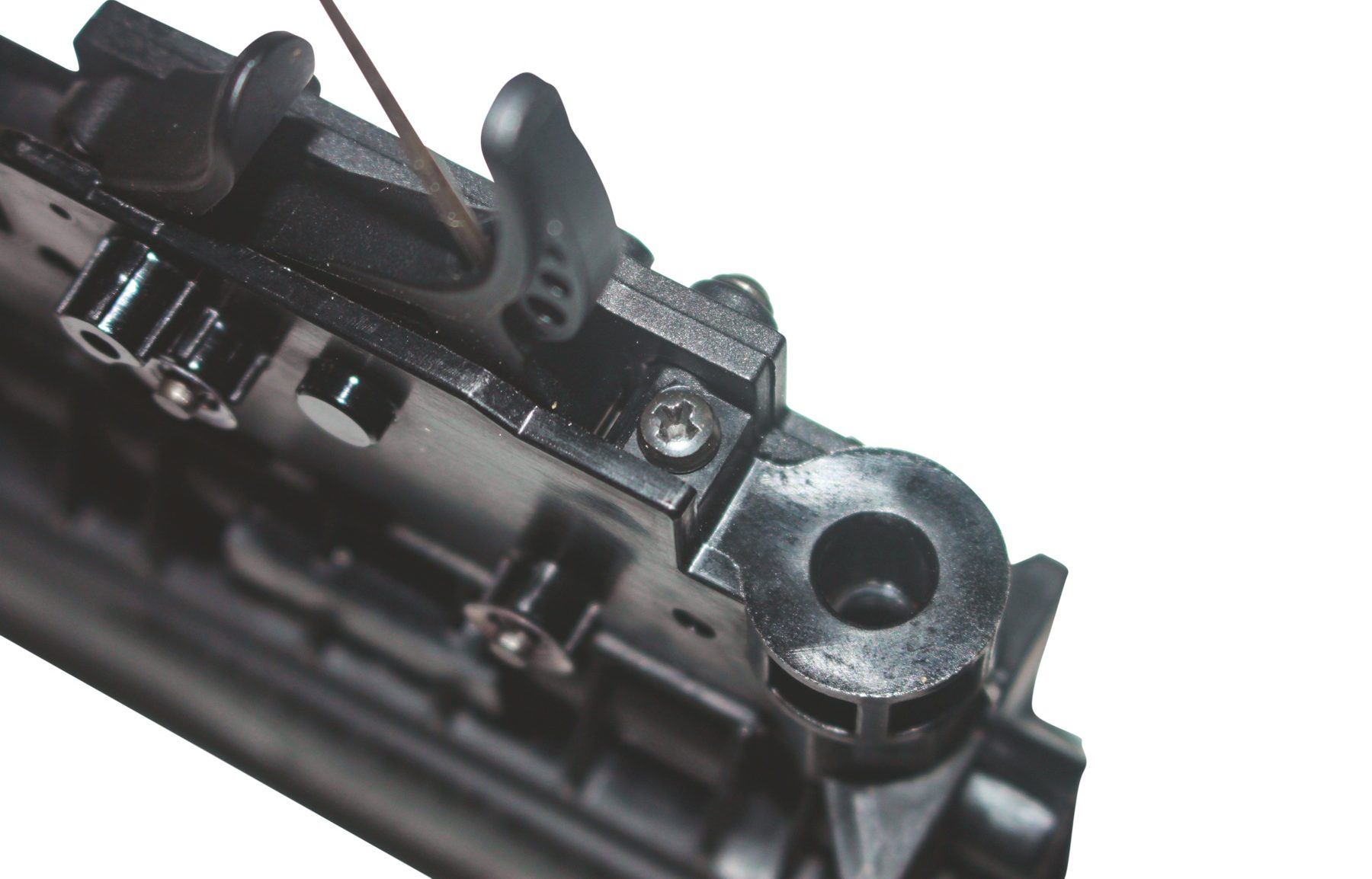 Second stage trigger adjustment screw on the Gamo Riser Punisher