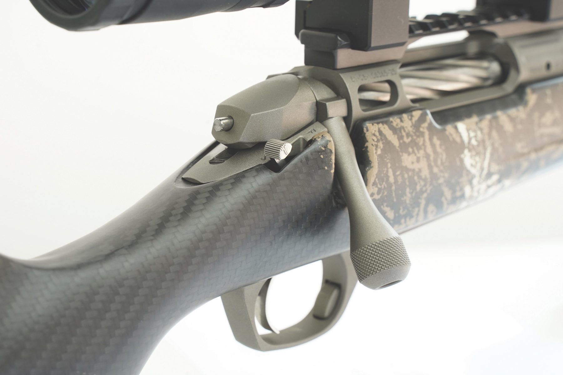 Spiral-fluted bolt and knurled cocking knob on the Bergara CIMA Pro