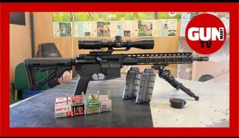 GUN TEST: GUNCRAFT, 22 Magnum, semi-auto, AR15 rifle - Video Review